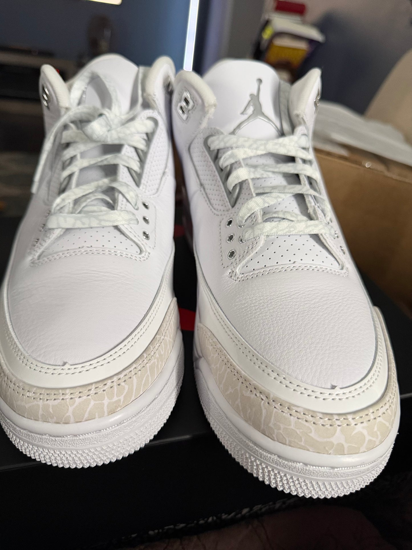 Air Jordan 3 Retro – Pure Money / White Metallics – Size 10.5 - DS - NEW IN BOX